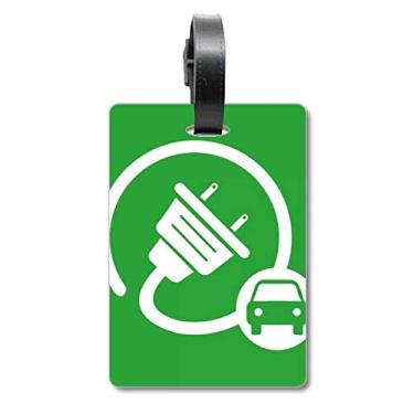 Imagem de Big Plug Energy Veículos Proteger Ambiente Mala de Bagagem Etiqueta Cartão de Bagagem Scutcheon Etiqueta