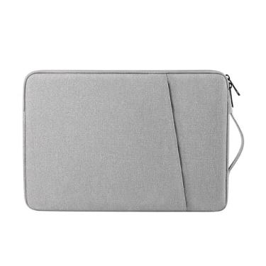 Imagem de Capa protetora para laptop de 15,6 polegadas, bolsa portátil para notebook HP Dell Asus Acer, capa resistente à água com bolso acessório tamanho 41 x 30 x 3 cm, preto
