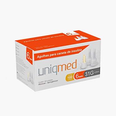 Imagem de KIT 500UN AGULHA CANETA INSULINA 6MM 31G UNIQMED