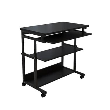 Imagem de Mesa de cabeceira removível para computador, mesa para impressora, levantador preguiçoso, mesa pequena para computador, d, 60 * 48cm