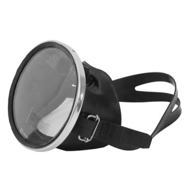 Imagem de Óculos de Mergulho de Alta Definição Com Vidro Temperado para Natação Adulta, Lentes Antiembaçantes de Grande Campo de Visão