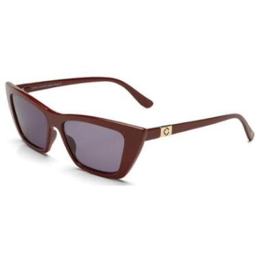 Imagem de Óculos de Sol Carol Cazassa By Mariana Rios Kim Bordô Brilho-Feminino