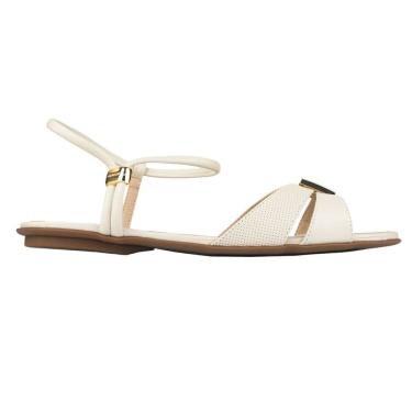 Imagem de Sandália Rasteira Luz da Lua Detalhe Metal Panna