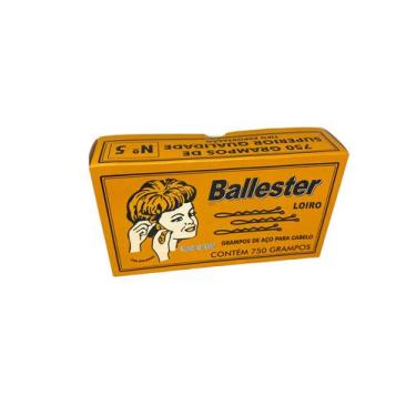 Imagem de Grampos De Aço Nº5 Loiro Ballester Caixa Com 750 Unidades