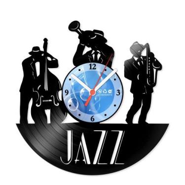 Imagem de Relógio De Parede Disco Vinil Música - Músicos Jazz - VMU-087 - Modern