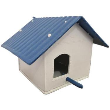 Imagem de Casa para pássaros kit com 3 casinha Plástico recicado - JR Injetados,