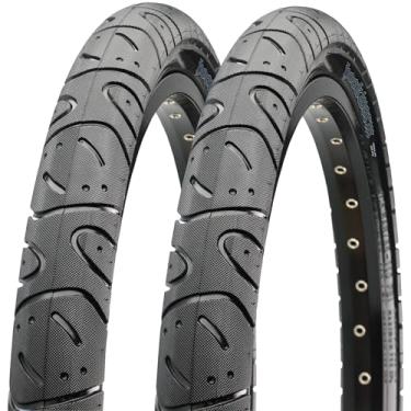 Imagem de MAXXIS Hookworm - Conta de arame - composto único - 24, 27,5, 29 - BMX ultradurável e pneu de trilha, tamanho 20 x 1,95, pacote com 2