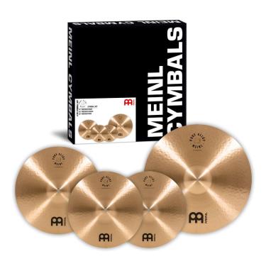 Imagem de Kit de pratos de bateria Meinl Pure Alloy 14" 16" e 20"
