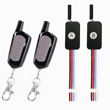 Imagem de WOODGUILIN Interruptor De Controle Remoto Dc12V Mini Sem Fio 2 Vias, Interruptores Luz 1 Canal Dc5V/12V/24V 3A Para Led, Motor, Alarme. (Mini Way)