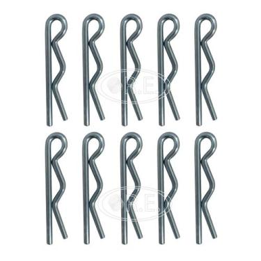 Imagem de Contra Pino Trava Cupilha R Para Engates 2 x 49mmKIT 10 PÇ - R.E PEÇAS