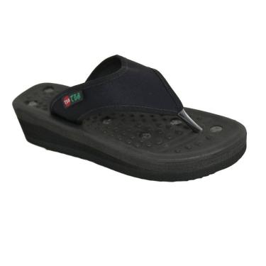 Imagem de Sandália Salto Magnética Asa Delta A Preto 40 Par - Terumi