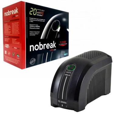 Imagem de Nobreak TS Shara UPS Mini, 600VA, Monovolt 115V, 1x Bateria 12V/5Ah, 6