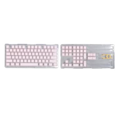 Imagem de Generic PBT Keycaps, 113 Teclas de Teclado de Duas Camadas de Camada Mudo -Teclado Original para Mecânicos (Rosa)