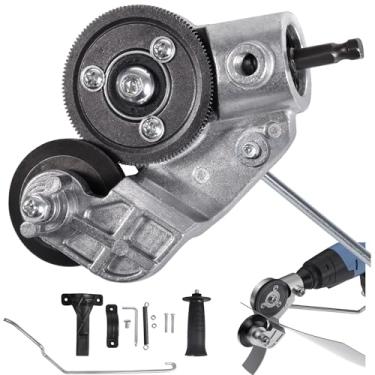 Imagem de Zlbosu Tesoura Elétrica Para Furadeira - Acessório De Corte De Chapa Metálica De Alta Eficiência, Corta Chapas Metálicas Planas De 20-30Ga Sem Esforço, Compatível Com Ferro, Cobre, Alumínio, Aço, F