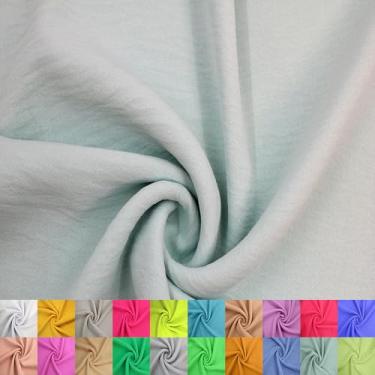 Imagem de Stylish Fabric 150 cm de largura fluxo de ar Cey 100% poliéster, não elástico, 160 g/m2 tecido leve e respirável da The Yard para costura, vestuário de verão e projetos de bricolage, menta 10 metros