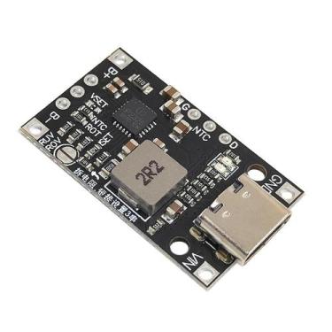 Imagem de Módulo De Carregamento Rápido De Bateria De Lítio Tipo-C USB BMS 15W 8