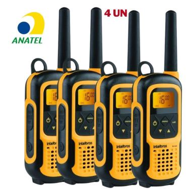 Imagem de 4x Rádio Comunicador Prova D'água Intelbras Rc4102 - Walkie Talkie Ht