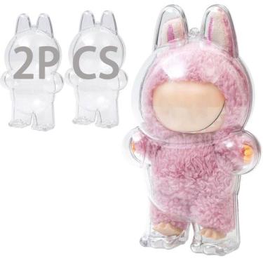 Imagem de Capa protetora Moriero para boneca LABUBU com chaveiro, 2 peças - Moru