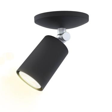 Imagem de Spot De Sobrepor Direcionável Cannon Mr11 Preto Taschibra