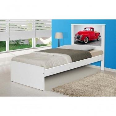Imagem de Cama Solteiro Carro Classic Red Com Colchão