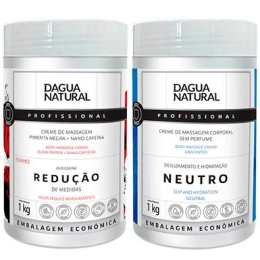 Imagem de Kit Corporal Dagua Natural 1x Creme de Massagem Pimenta Negra 1kg + 1x
