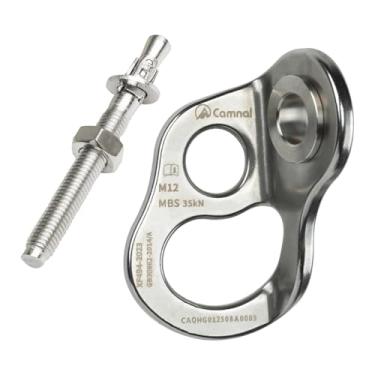 Imagem de Aymzbd Suporte para Parafuso de Escalada em aço Inoxidável Reforçado, Fixação Segura para Equipamentos de Escalada, Ideal para Academia em Casa, Montanhismo