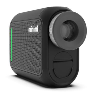 Imagem de C T CADDYTALK Minimi Nr, O Telêmetro A Laser Para Golfe Com Mais Recursos, Magic Slope, E-Slope, Visão Superclara 6X, 10-1200 M, Resistente À Água, Bateria Recarregável De 700 Mah, Estojo (Preto)