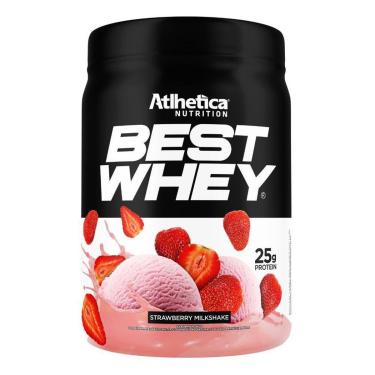 Imagem de Best Whey Proteina Isolado Hidro Morango 450g - Atlhetica-Unissex