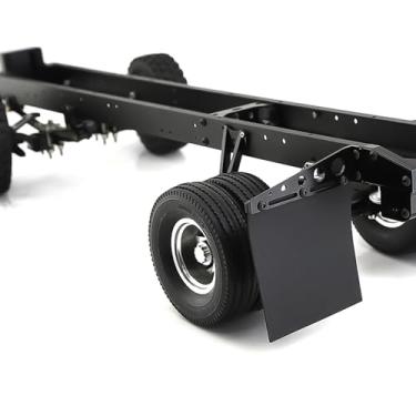 Imagem de lyrlody Decoração de Para-lamas, Material de Metal, Detalhes Realistas para Caminhão Tamiya 1/14, Funcionalidade Aprimorada para Veículos de Controle Remoto