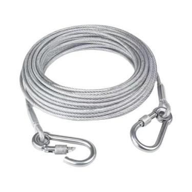 Imagem de Varal Portátil De Aço Inoxidável À Prova De Vento 3 4 5 15m Para Secag