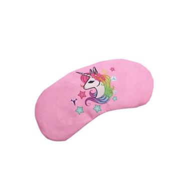 Imagem de Máscara Sleep Eye Cover Pink Unicorn Anime Super Soft