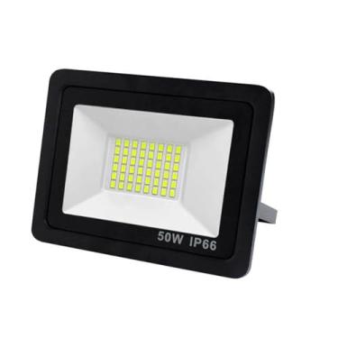 Imagem de Refletor LED Luz Verde 50W Bivolt IP66 3000 Lúmens Para Jardim e Fachadas Natal Decoração