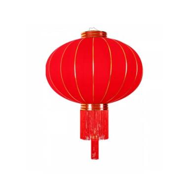 Imagem de Lanterna vermelha chinesa decorativa de 2 peças tradicional para pendurar na sombra, festival de primavera, lanterna, para o ano novo, aniversário, varanda, decoração de inauguração de casa, Natal