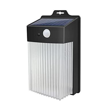 Imagem de Luz de Jardim com Sensor Movimento Solar 50 LEDs Liga Desliga Automático IP65 Painel Policristalino ABS Economia Energia Longa Vida Útil