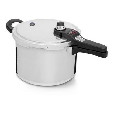 Imagem de Panela De Pressão Nigro Eterna 6 Litros Polida, 6L, Prata