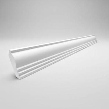 Imagem de Kit ZP10 Moldura Roda Teto em EPS Anti Chamas Com Acabamento Acetinado