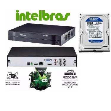 Imagem de Dvr Intelbras Mhdx 4 Canais Modelo Multi Hd Ultima Geração Lançamento C/ Hd Interno