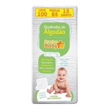 Imagem de Algodão Quadrado 100 Unidades Procter Baby-Unissex