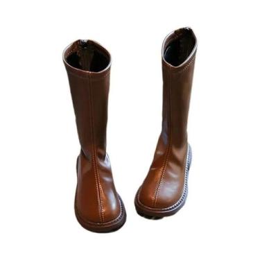 Imagem de Botas Altas De Couro Para Meninas, Estilo Japonês, Moda Princesa, Anti