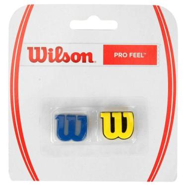 Imagem de Antivibrador Wilson Pro Feel, Azul, Amarelo, Único