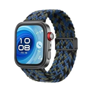 Imagem de Pulseira Ajustável De Nylon Trançado Para Huawei Watch Fit 3/4/4 Pro, 