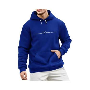 Imagem de Moletom Feminino Casual De Outono Inverno Com Estampa De Letras, Manga