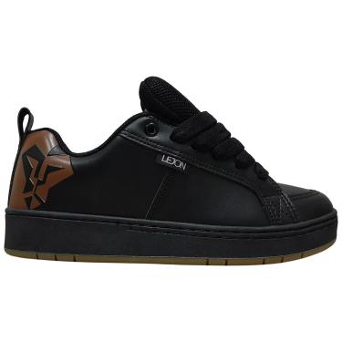 Imagem de Tênis Lejon Rebel Skate Robusto Preto Marrom Masculino Ljc06-Masculino