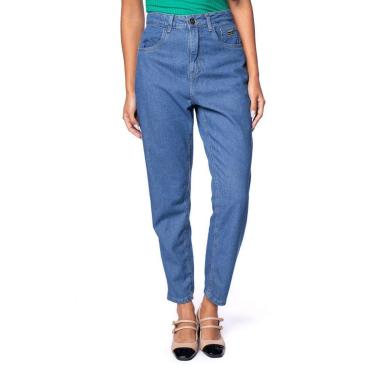 Imagem de Calça Jeans Feminina Max Denim Mom Azul-Feminino