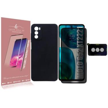 Imagem de Capa VELUDO + Pelelicula Privacidade 3d + Pel Da Câm. Pelicula Moto G5