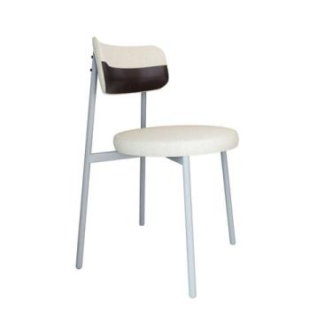Imagem de Cadeira Kyta Fixa com 4 Pés 50 X 44,7 X 83,8 Cm com 1 Unidade - Metali