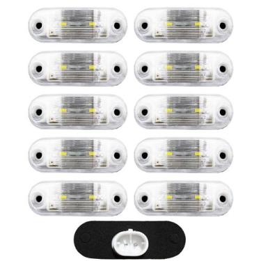 Imagem de 10 Lanterna Vigia Placa para Ônibus Caminhão 2 LED BIVOLT CR - Prime