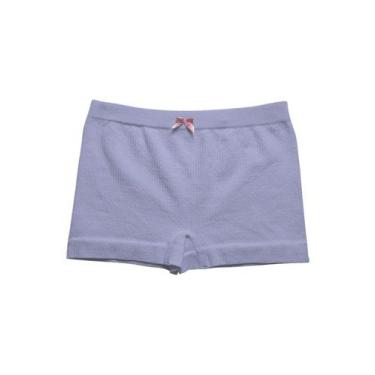 Imagem de Calcinha Boxer DelRio 8205 Infantil sem Costura Canelada Algodão T. P/