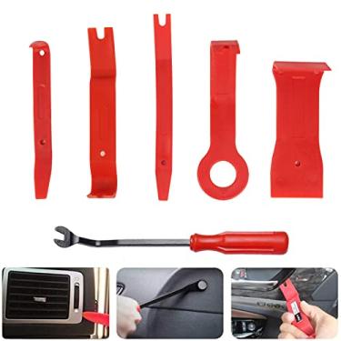 Imagem de OTUAYAUTO 6 kits de ferramentas de remoção de acabamento automático – Kit de ferramentas de remoção de arranhões de painel de carro para painel de painel de painel de painel de painel de carro