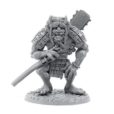 Imagem de Stonehaven Miniatures Figura miniatura Oni Troll, resina 100% uretano - 82 mm de altura - (para jogos de guerra de mesa de escala de 28 mm) - Feito nos EUA